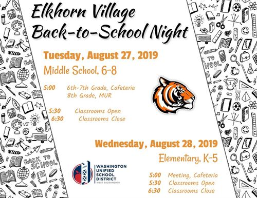 back to school night
